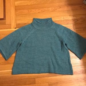 LOFT Oversized Teal Sweater